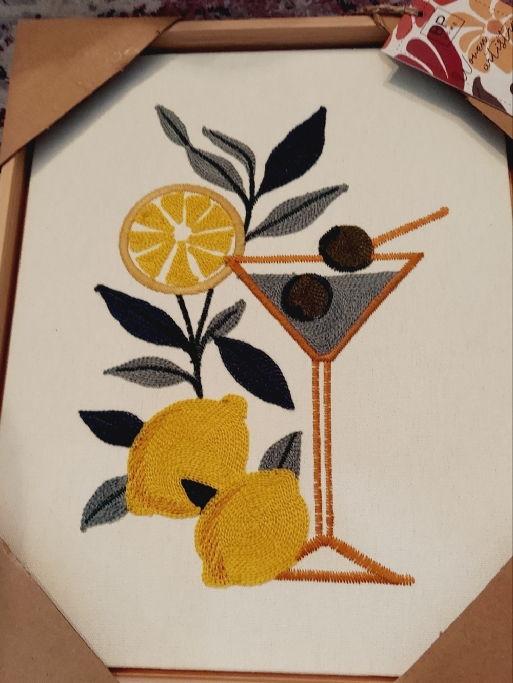 BP Home 12 X 15 Martini Wall Art